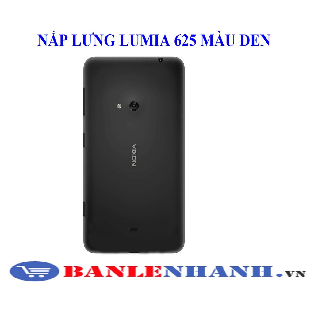 NẮP LƯNG LUMIA 625 MÀU ĐEN