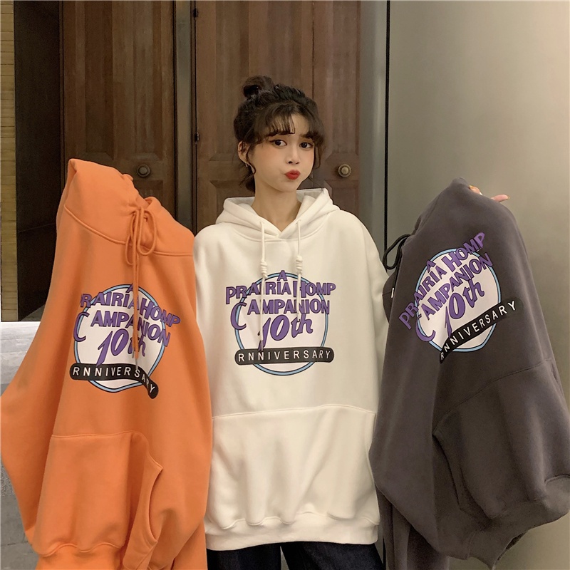 Áo Hoodie Nữ In Chữ Phong Cách Hàn Quốc Xinh Xắn [ MA 4 ] | BigBuy360 - bigbuy360.vn