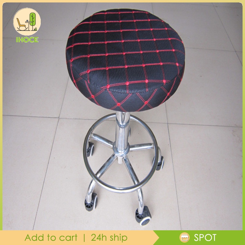 Vỏ Bọc Ghế Đẩu Tròn 11 Inch Họa Tiết Kẻ Sọc Thoải Mái