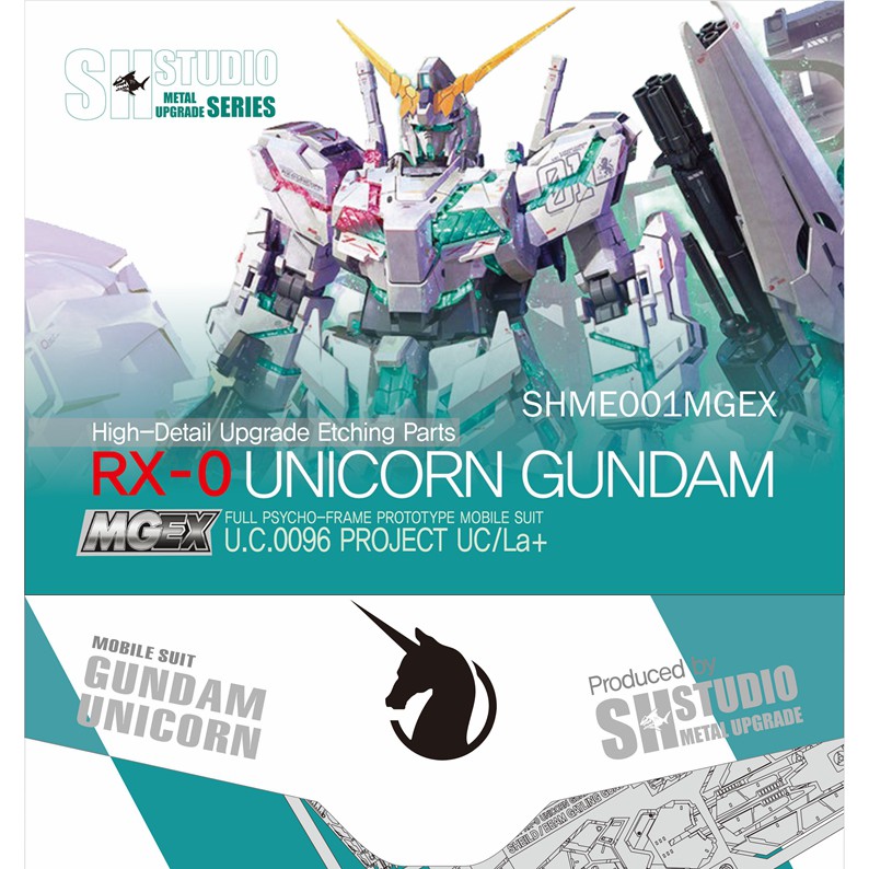 Đồ độ mô hình cho MG MGEX Unicorn gundam Etching Part Metal Detail Tonic