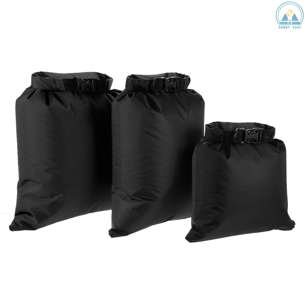 Set 3 Túi Khô Chống Thấm Nước 3l + 5l + 8l Dùng Cho Các Hoạt Động Ngoài Trời