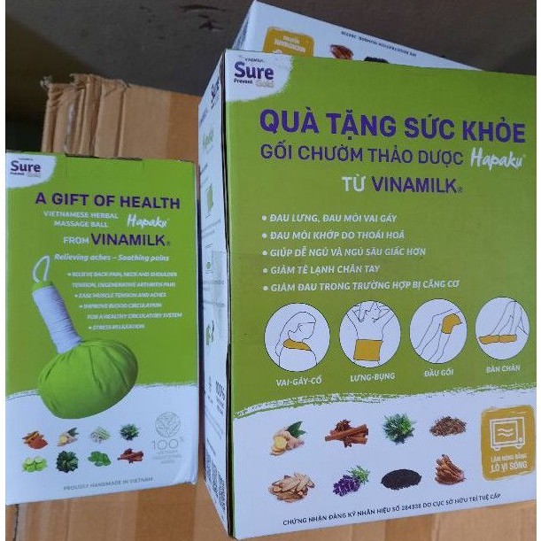 Gối thảo dược Hapaku (quà tặng vinamilk)