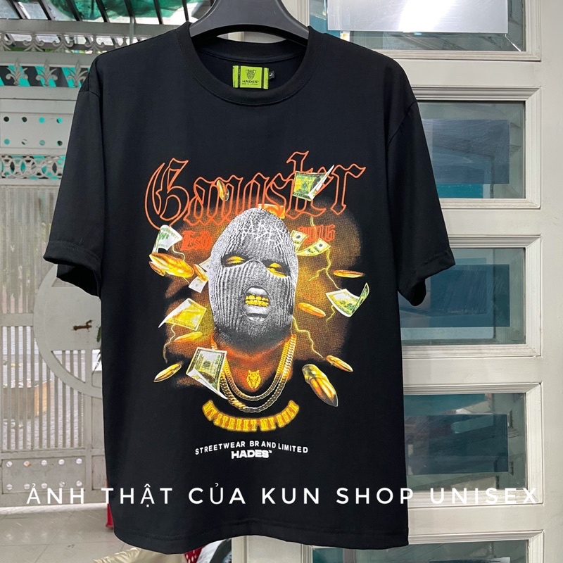 Áo thun hades Gangsta tee Nam nữ Full tag | BigBuy360 - bigbuy360.vn