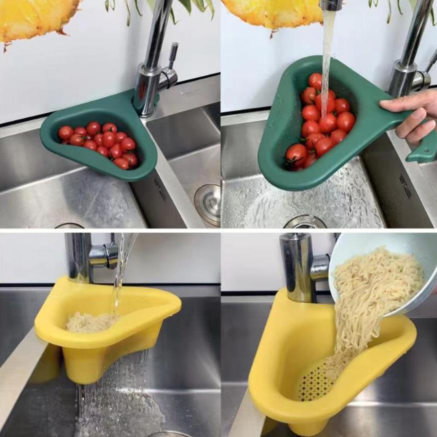 Khay lọc rác bồn rửa bát, giỏ lọc rác bồn rửa chén, đựng đồ ráo nước đa năng hình thiên nga ( tuyển khách sỉ)