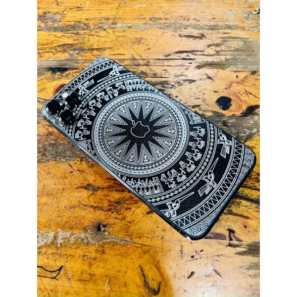 Dán skin vân da cao cấp cho các đời máy 7plus - 13 Promax