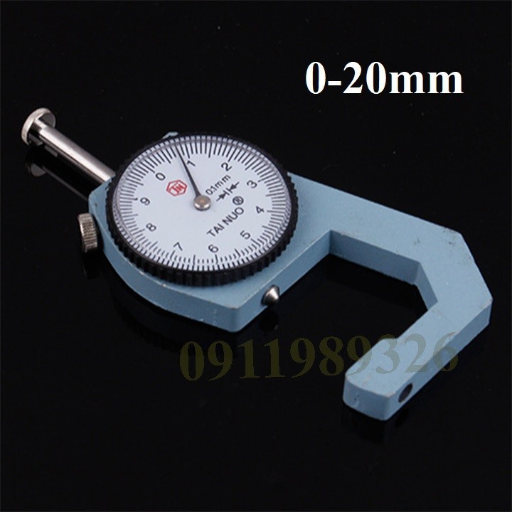 Thước đo độ dày 0-20mm bằng thép hợp kim
