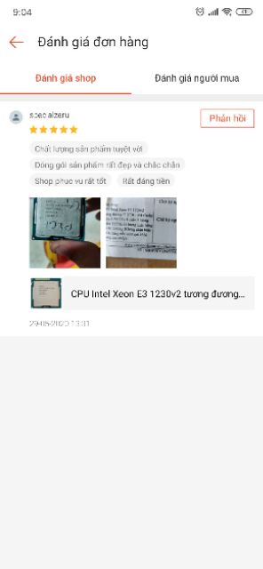 CPU Intel Xeon E3 1230v2 tương đương i7 3770 - 8M Cache Upto 3.50 GHz 4 nhân 8 luồng Soket 1155 | BigBuy360 - bigbuy360.vn