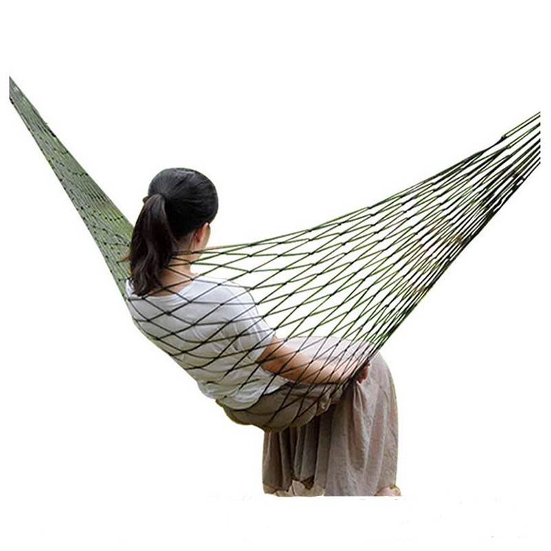 ☑Võng Lưới Cán Thép Du Lịch Dã Ngoại, Xếp Đơn Cao Cấp Không Dãn KH07