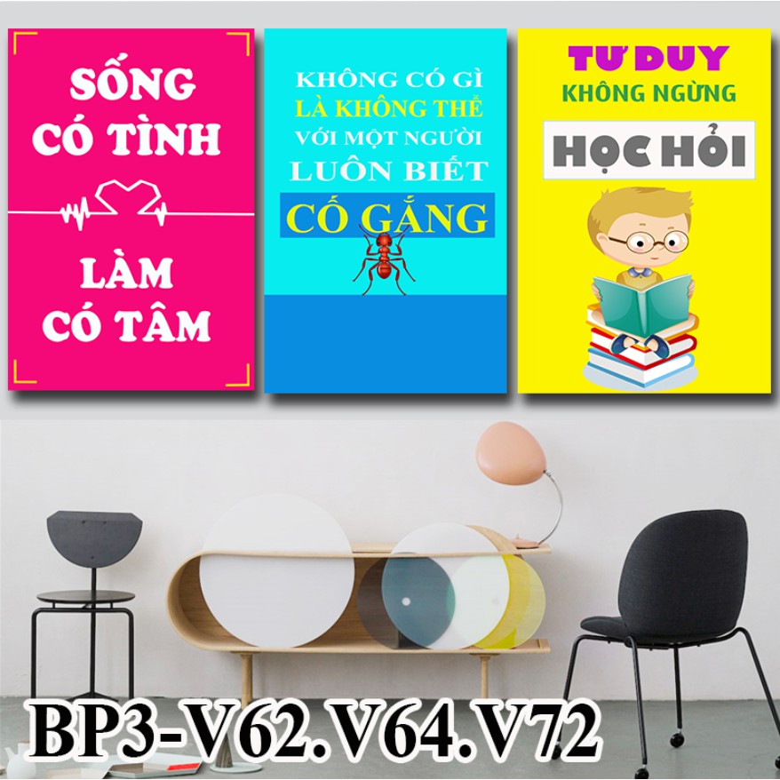 Tranh tạo động lực dán tường trang trí phòng khách, phòng làm việc, phòng ngủ công nghệ in UV DL 109 133
