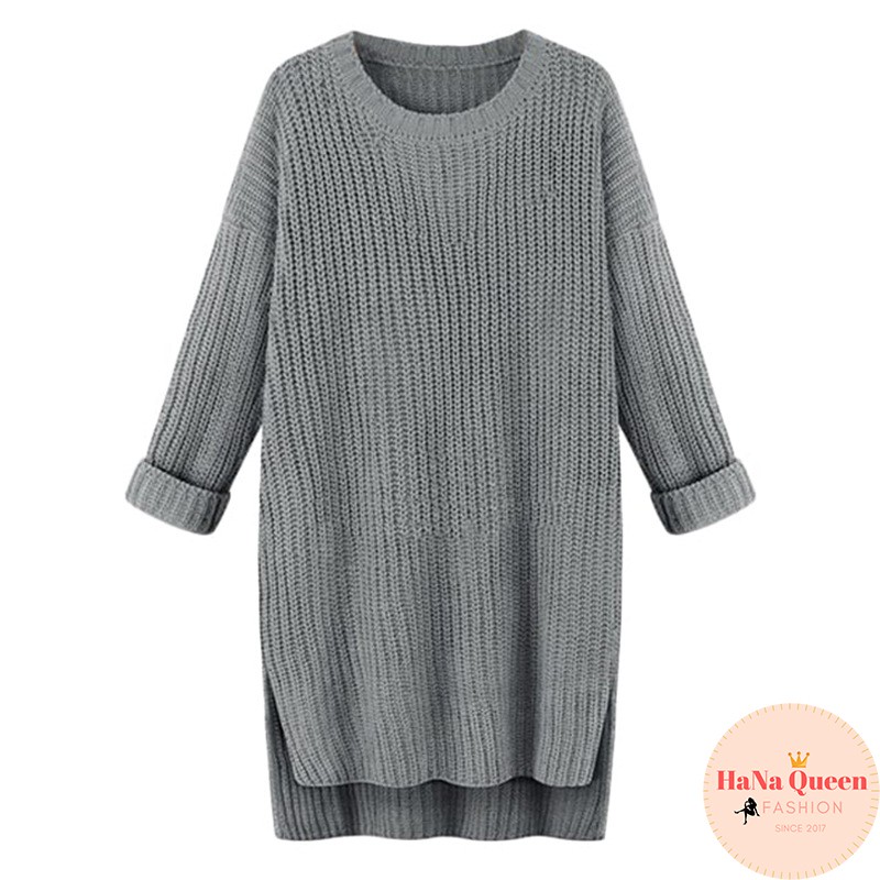 [Xả Kho] Váy len dáng suông phong cách Hàn Quốc (Freesize dài 81cm)