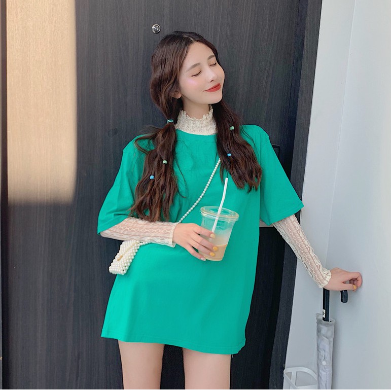 ÁO THUN NỮ TAY LƯỚI REN ULZZANG - NEW ARRIVAL 2019