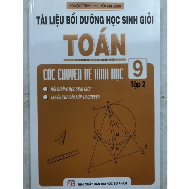 Sách - Tài liệu Bồi dưỡng học sinh giỏi Toán THCS Các chuyên đề Hình học 9 Tập 2