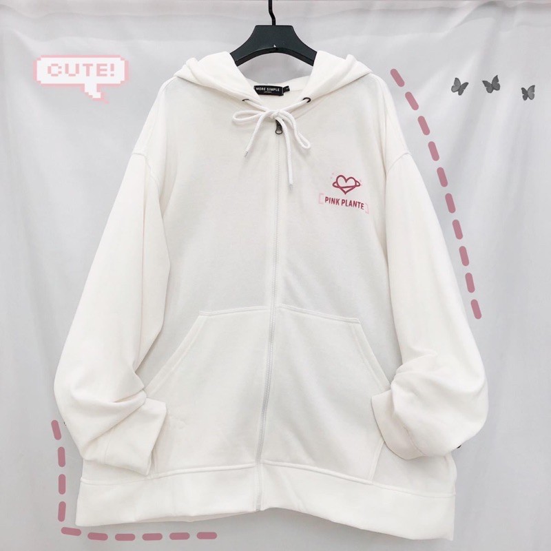 Áo khoác nỉ có túi unisex HOMIES in hình Moon