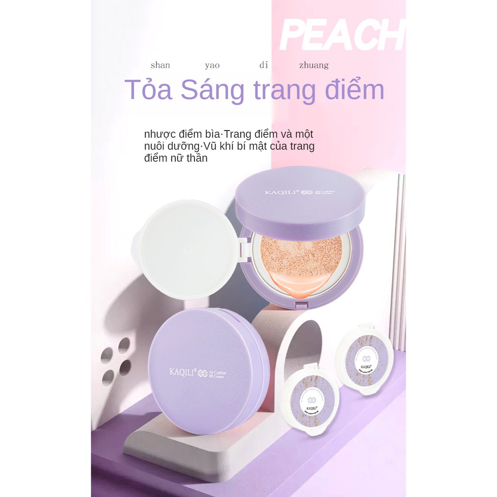 (Hàng Mới Về)kem nền Bb Cream Cushion KAQILI Kem che Khuyết Điểm Kiềm Dầu Sáng Da Lâu Trôi mĩ phẩm nội địa trung 45g