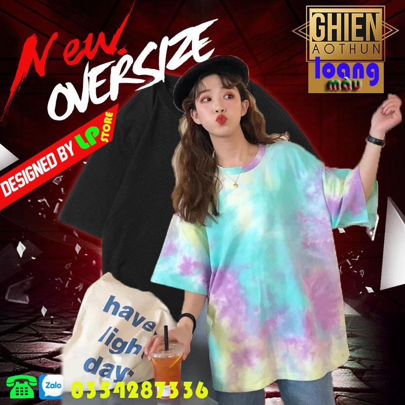 Áo Thun Loang Màu ( Form Rộng )