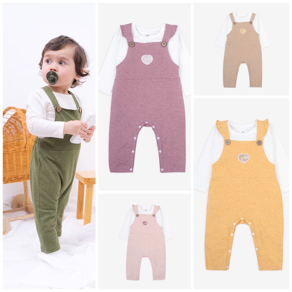 Set áo và quần yếm dài Kyomi Feeling BU Baby