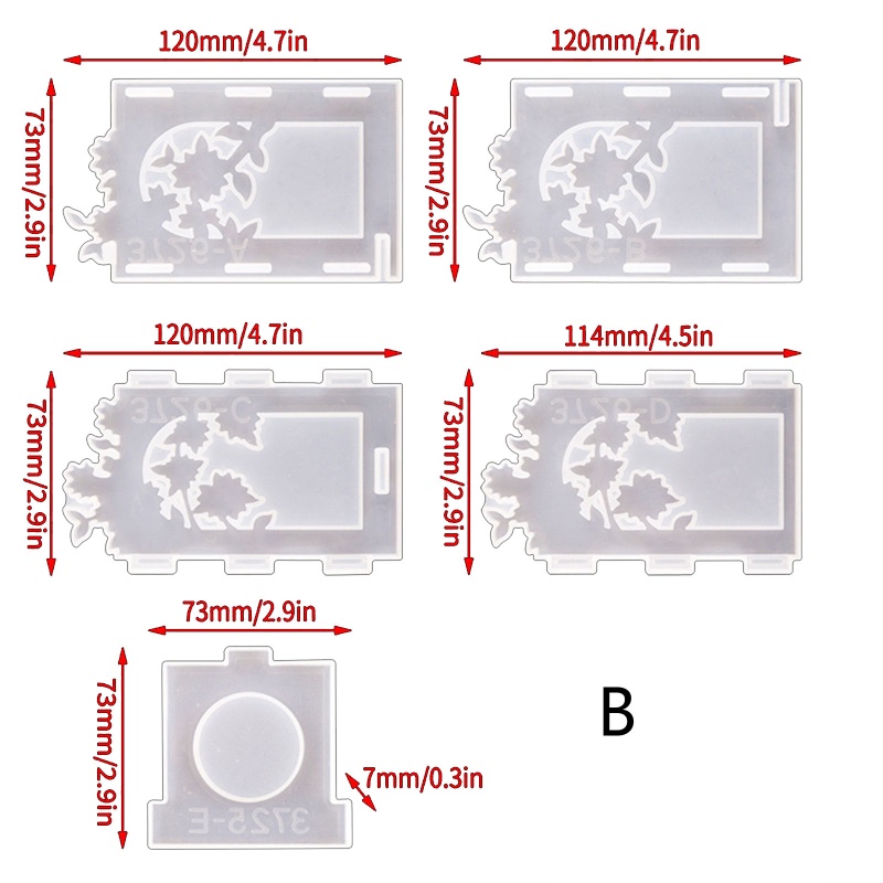 Khuôn Silicone Làm Giá Đỡ Cọ Trang Điểm Bằng Resin Epoxy Hình Lồng Đèn DIY