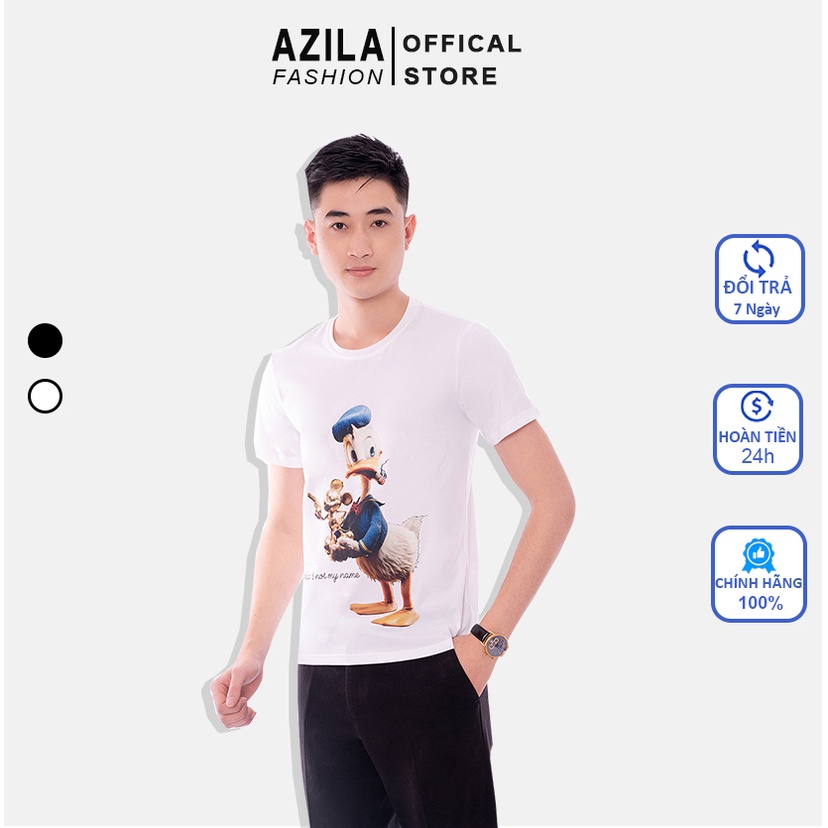 Áo thun Vịt Donald Chất Liệu 100% Cotton Thoáng Mát AZILA