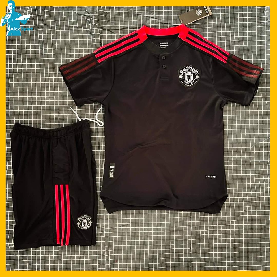 Bộ quần áo Training CLB MU màu Đen bản SPF - Alex Sport