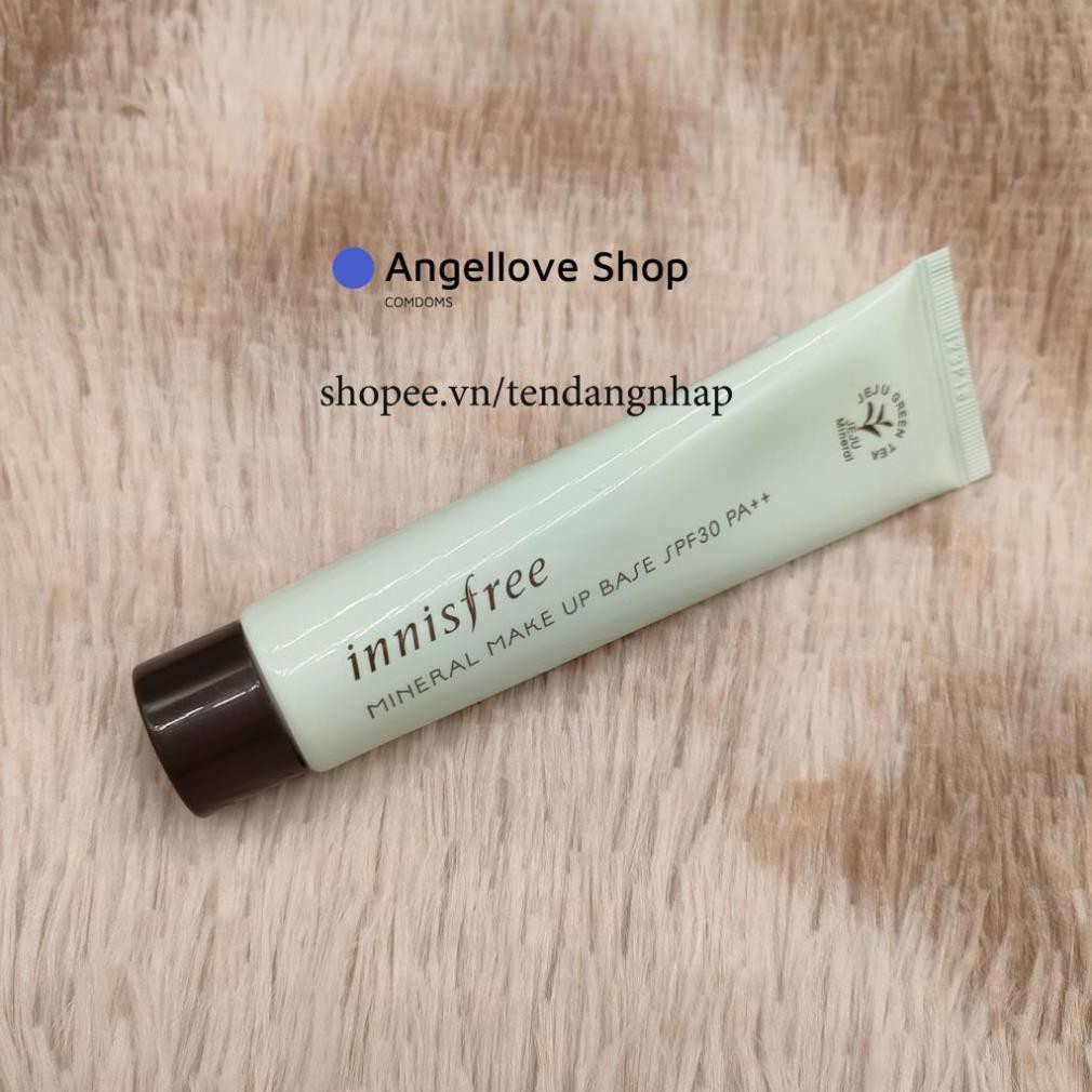 Kem Lót 4 Trong 1 Innisfree Mineral Make Up Base SPF30/PA++ 40ml điều chỉnh hiệu ứng tone da thiết yếu trong trang điểm | BigBuy360 - bigbuy360.vn