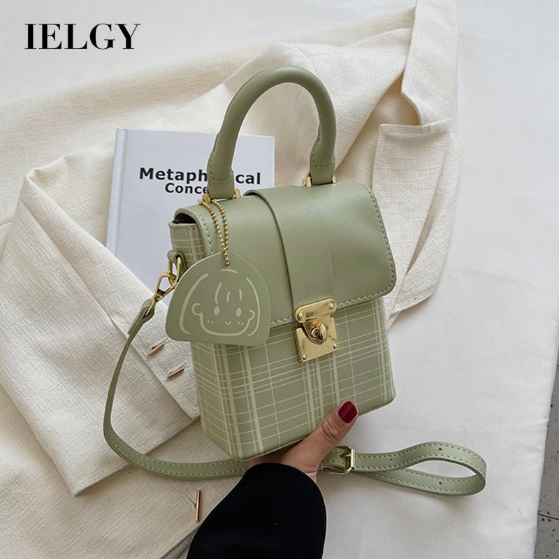 Túi đeo chéo IELGY hình vuông cỡ nhỏ cầm tay thời trang cao cấp cho nữ