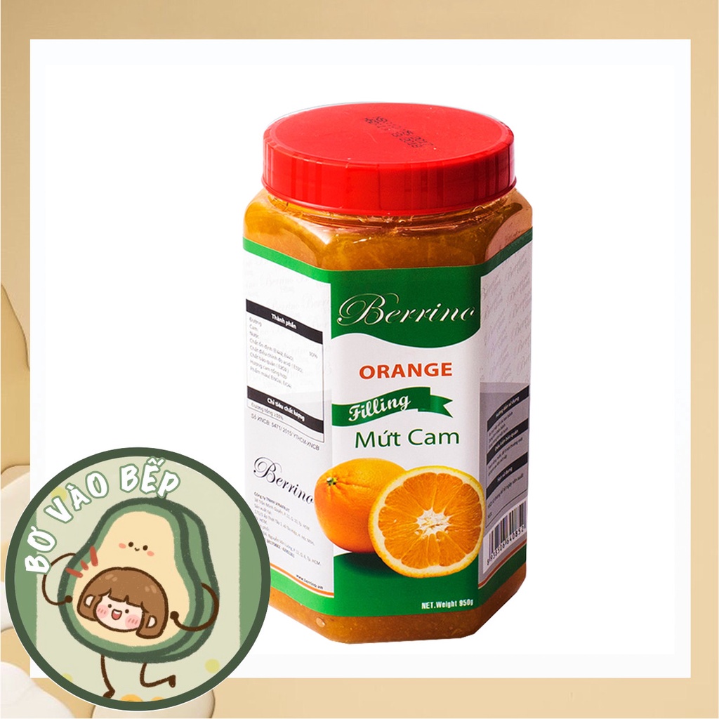 Mứt Cam Berrino (Orange filling) 950gr