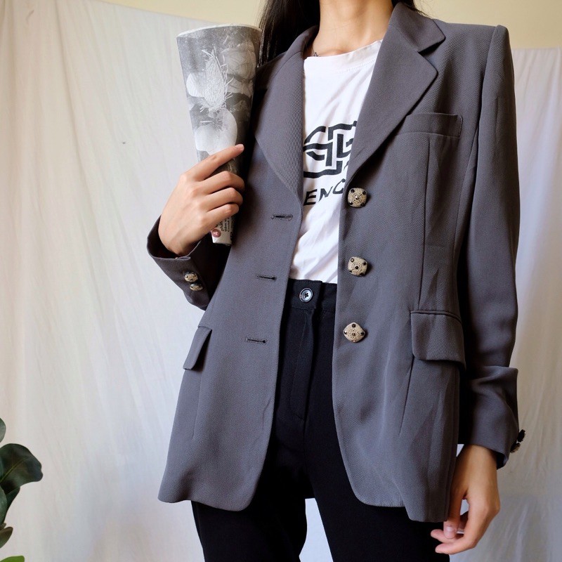 Balzer xám có độn vai-BLA014