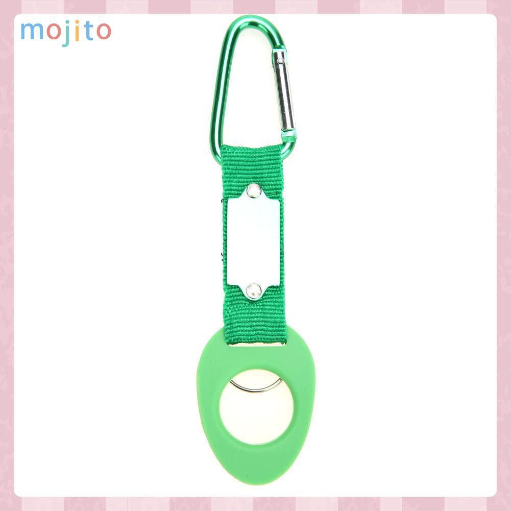 MOJITO Sports Outdoor Rubber Kettle Buckle Hiking Carabiner Water Bottle Holder