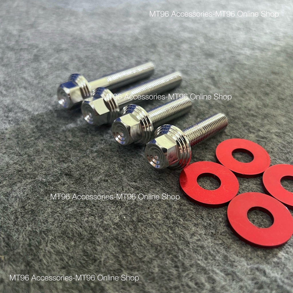 Bộ 4 Ốc Salaya V2 Gắn Treo Pô Và Gắp Cho Vario 150  Chuẩn Inox304