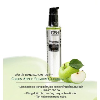 Dầu Tẩy Trang DBH Green Apple Cleansing Oil 180ml