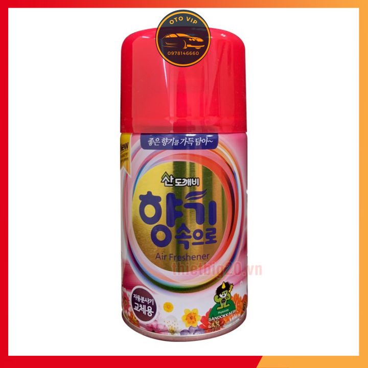 Xịt khử mùi xe ô tô hương cafe nguyên chất-nước hoa xịt thơm ô tô Cao Cấp Sandokkaebi Korea 300ml
