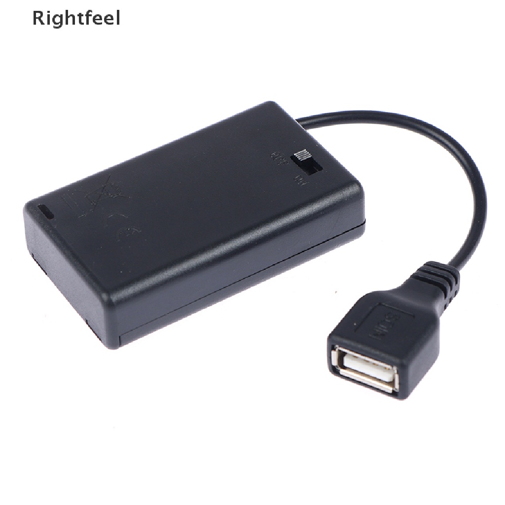 Hộp Pin AAA 3 * AAA Kèm Cổng USB Chuyên Dụng Cho Lắp Ráp Đèn Led
