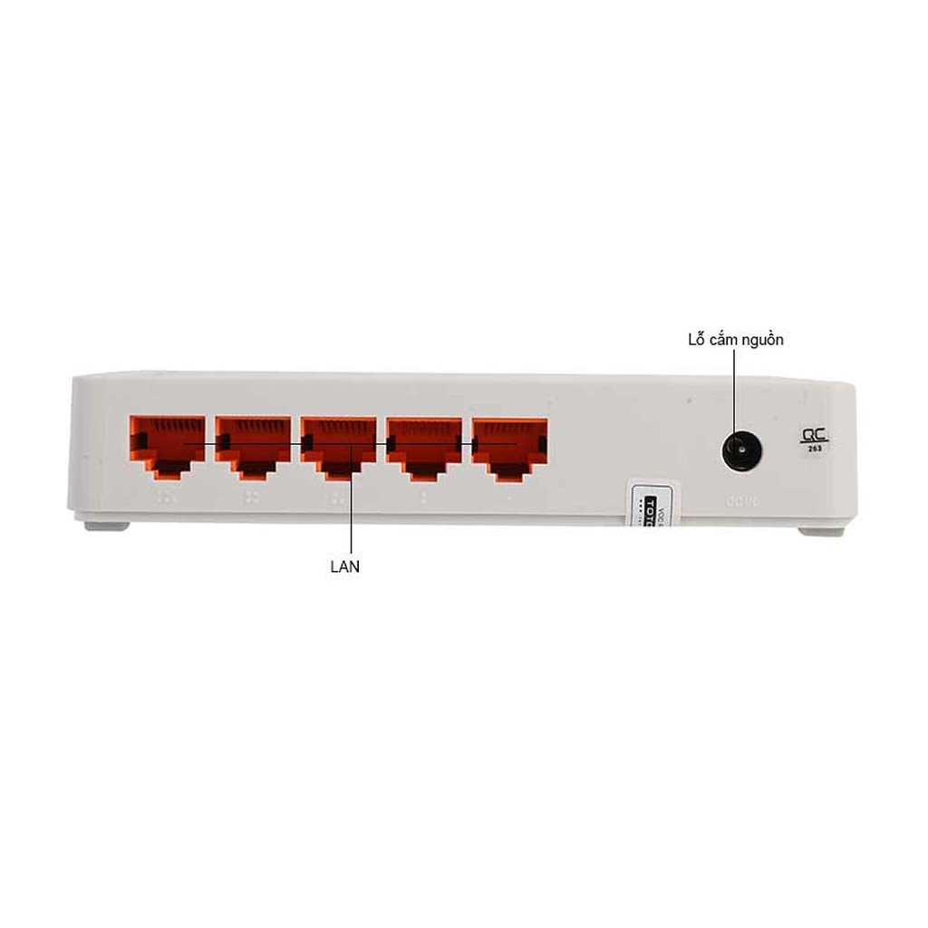 Bộ Chia Mạng 5 Cổng Gigabit Totolink S505G – Hàng Chính Hãng