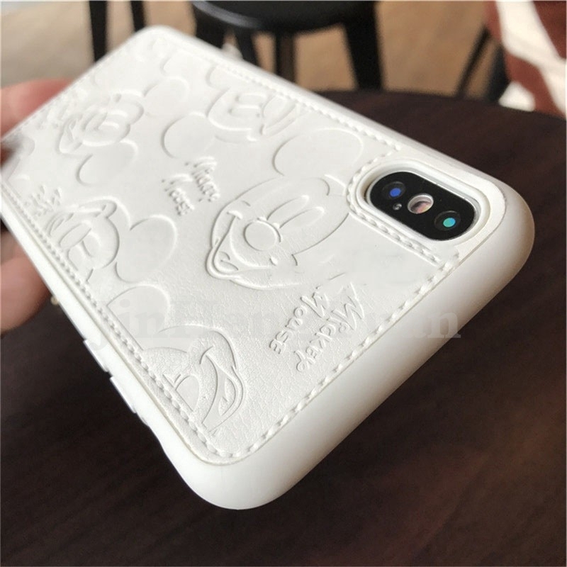 Ốp lưng dập nổi hình chuột Mickey 3D độc đáo cho Iphone 5 5S SE 6 6s 7 8 Plus X XS MAX XR 11 12 pro max 12mini | BigBuy360 - bigbuy360.vn