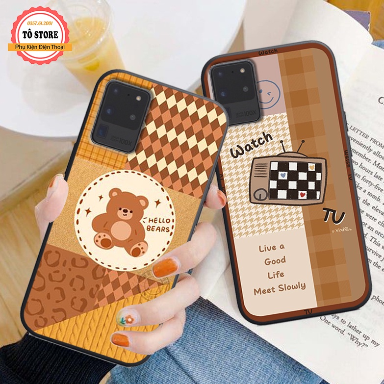 Ốp lưng Samsung Galaxy Note 20 / Samsung Note 20 Ultra in hình Gấu Be@r cá tính, ngộ nghĩnh, ốp lưng thời trang giá rẻ