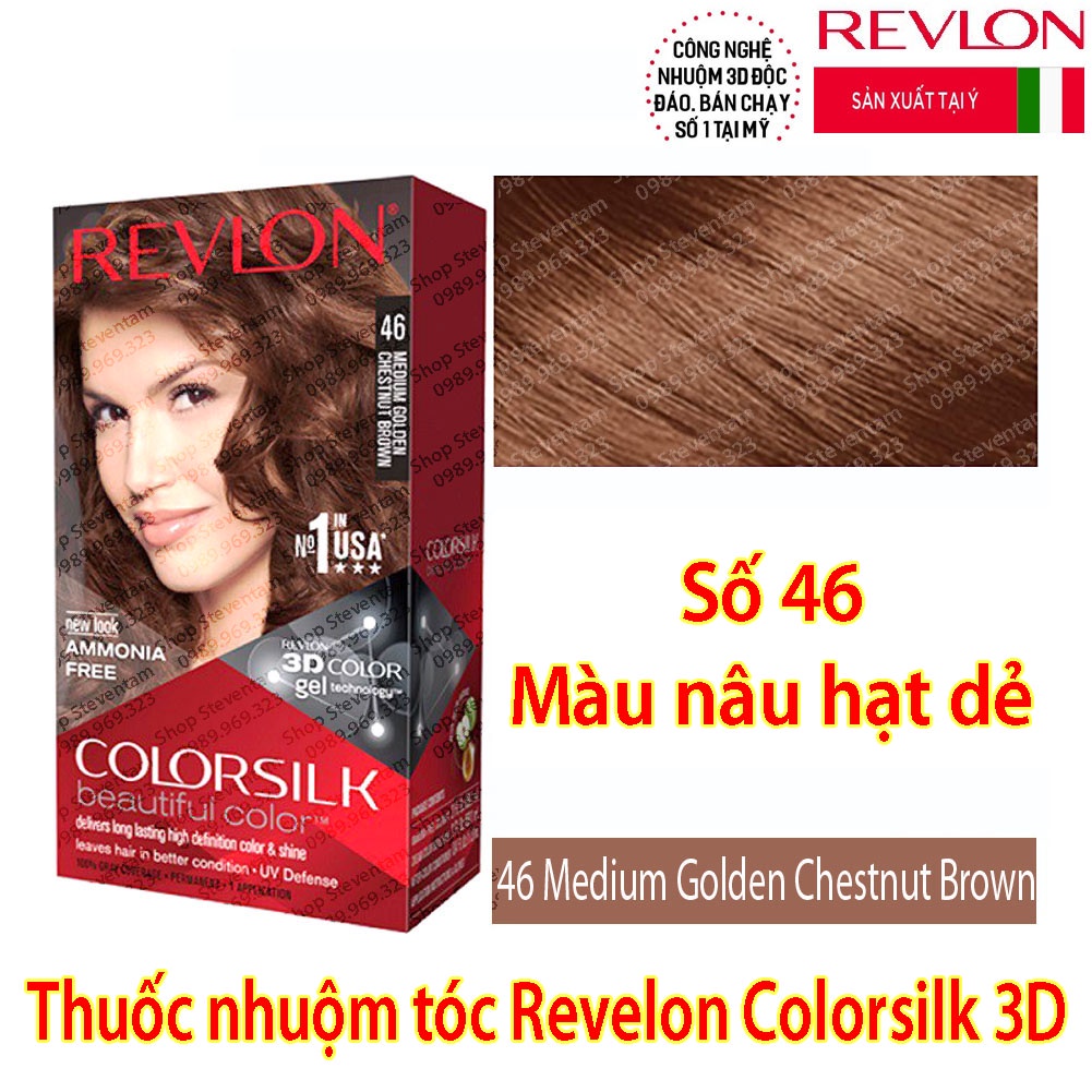 Thuốc nhuộm tóc Revlon Colorsilk số 46