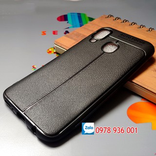 Ốp dẻo Samsung Galaxy A40 - A405 silicon vân da loại A