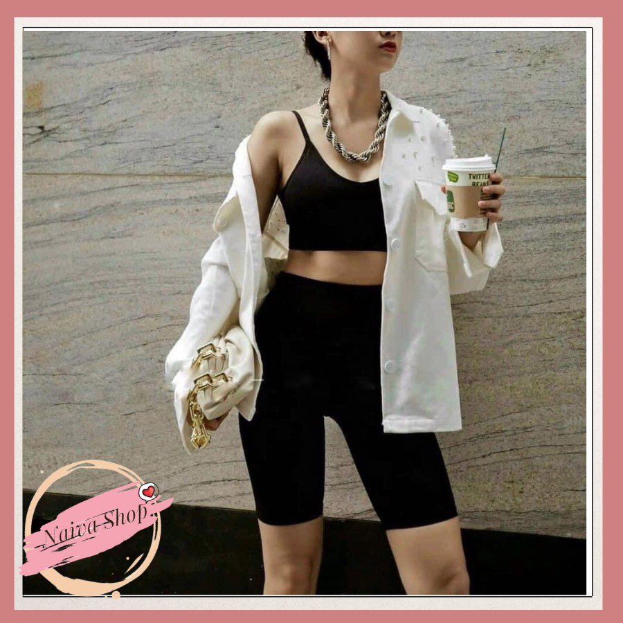 [Mã NAVIFAHIO giảm 10K đơn 50K] Quần Legging Ngố Nâng Mông Siêu Hot [FREESHIP]🌸 Quần Legging Lửng Nữ Cực Xinh