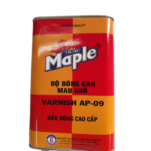Dầu bóng gỗ cao cấp Varnish Maple 1L