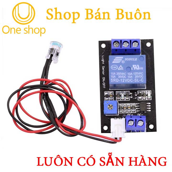 Module Điều Khiển Đóng Cắt Relay Bằng Cảm Biến Ánh Sáng V1