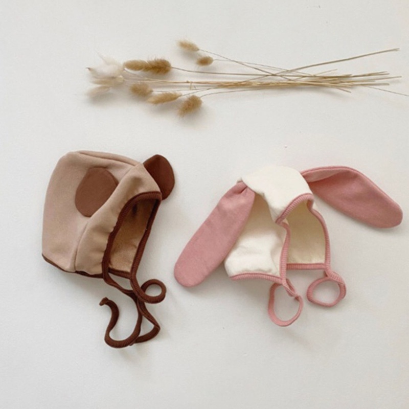 Bộ Áo Liền Quần Không Tay Kèm Nón Mềm Mại Thoáng Khí Cho Bé Sơ Sinh