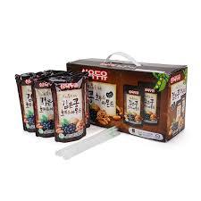 Thùng 20 bịch Sữa óc chó đậu đen hạnh nhân Hàn Quốc