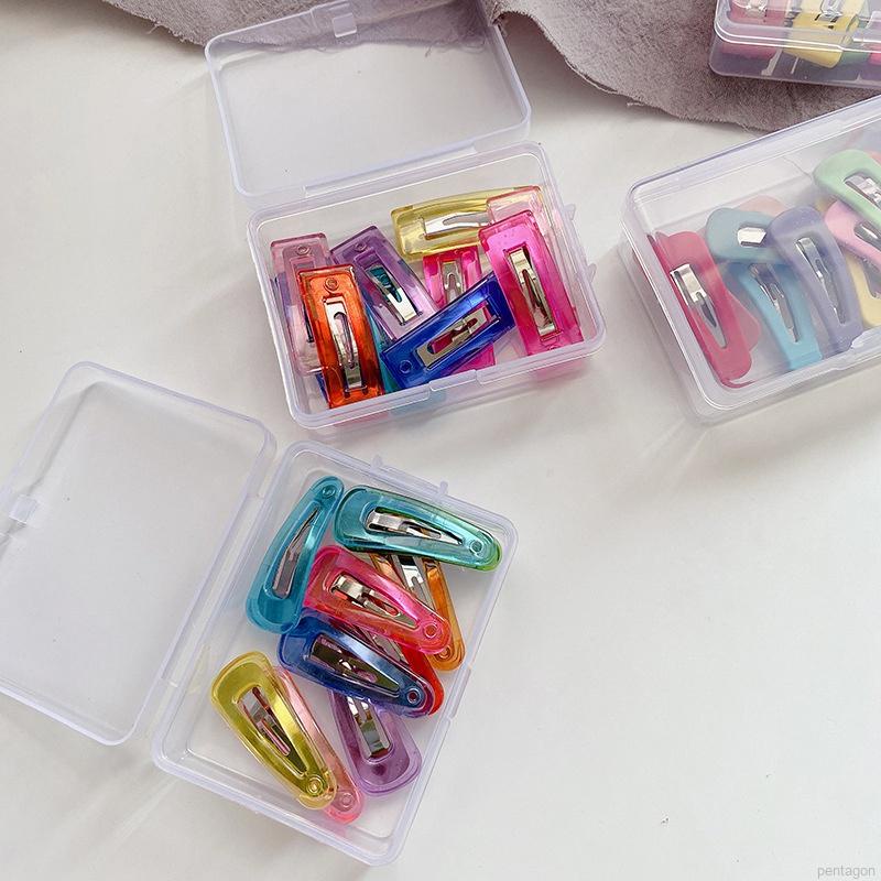 Set 10 kẹp tóc BB màu sắc ngọt ngào dễ thương cho bé gái