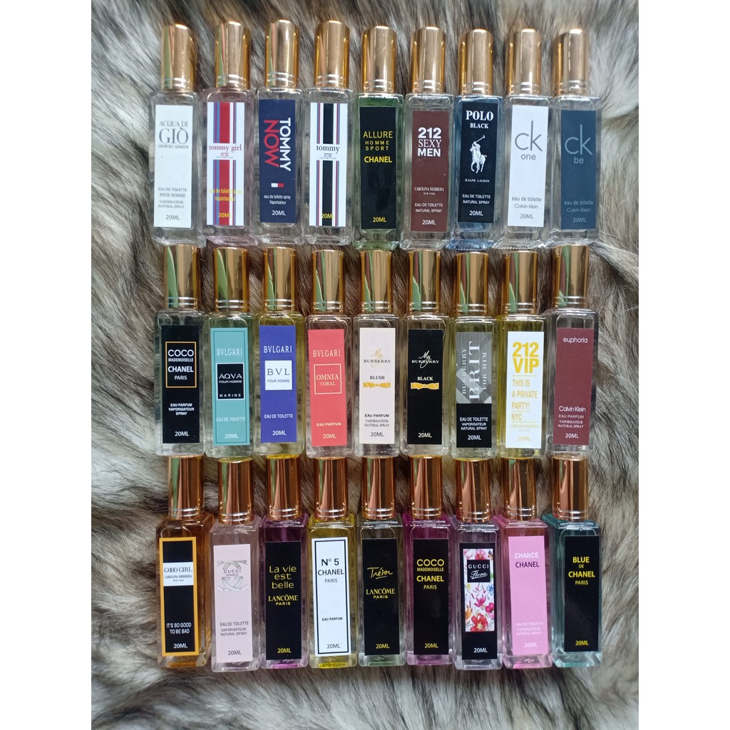 Nước hoa mini 20ml dạng xịt (Được chọn mùi)