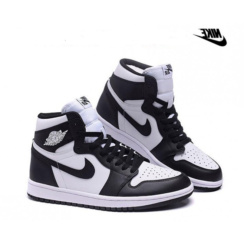 [Hang 11] Giày jordan 1 đen trắng, giày jordan panda cao cổ hàng 1:1 da nhăn chuẩn full box bill - Tina official | BigBuy360 - bigbuy360.vn