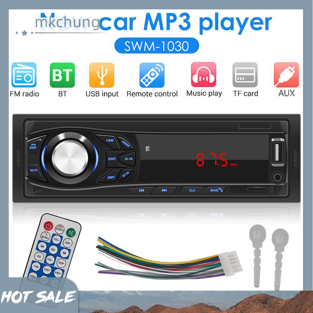 Đầu Máy Nghe Nhạc Mp3 Trên Xe Hơi Swm-1030 1 Din