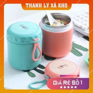Bình ủ cháo ❤️𝑭𝒓𝒆𝒆𝒔𝒉𝒊𝒑❤️ bình ủ cháo giữ nhiệt cho bé siêu tiện lợi ele ance 430ml