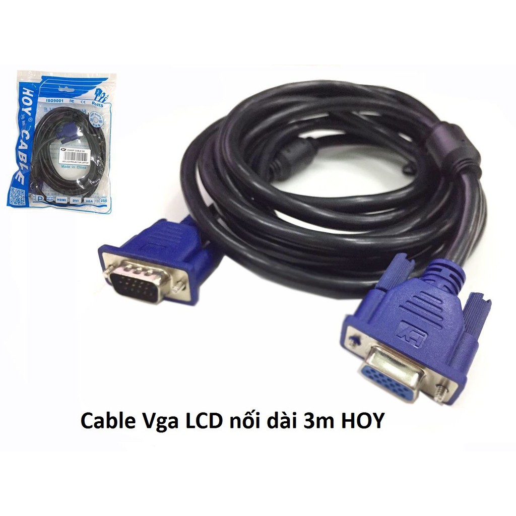 CÁP VGA NỐI DÀI HOY 1.5M , 3M