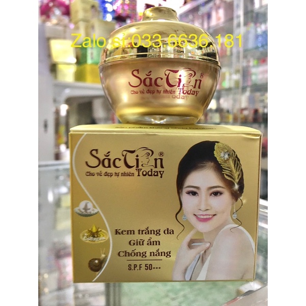 {chính hãng-giá sỉ} kem sắc tiên hủ lớn trắng da-giữ ẩm -chống nắng SPF 50+ hủ 25g( giá trên hủ 268k)