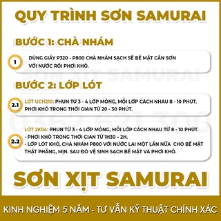 Sơn samurai màu xanh candy cd028 - sơn xịt samurai - ảnh sản phẩm 3